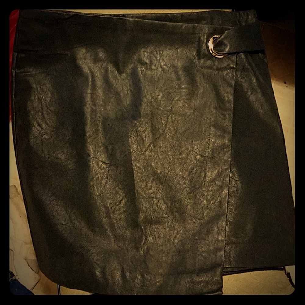 Metallic blue skirt very J brand